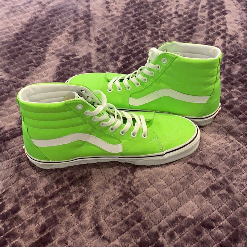 Vans Lime Green high tops
